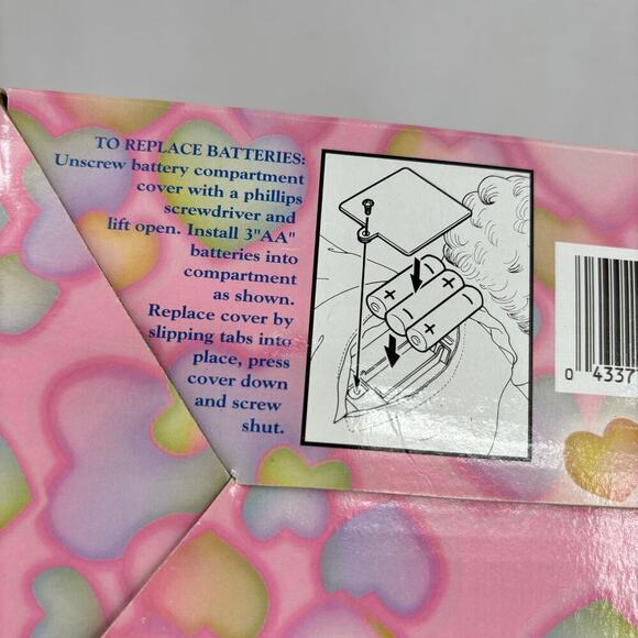 Vintage 1998 Playmates Happy Hugs Doll Hug Me I Glow Giggles Talks 14 Inch NOS - Picture 10 of 11